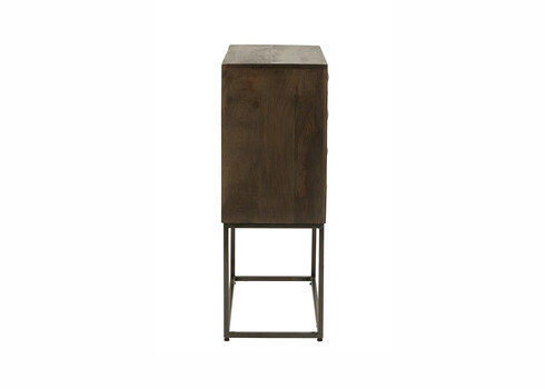 Kummut PINO tumepruun, 76x40xH122 cm