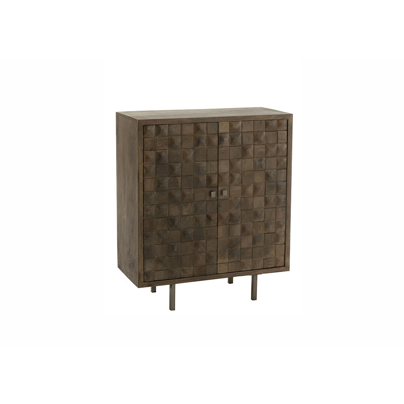 Kummut PINO tumepruun, 89x42xH104 cm