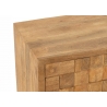 Kummut PINO naturaalne / kuldne, 76x40xH122 cm