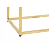 Kummut PINO naturaalne / kuldne, 76x40xH122 cm