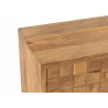 Kummut PINO naturaalne / kuldne, 89x42xH104 cm