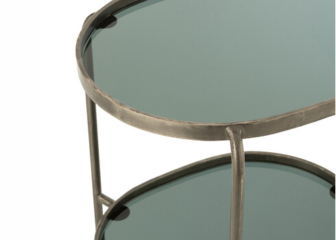 Serveerimiskäru TROLLEY hall, 74x42xH84 cm