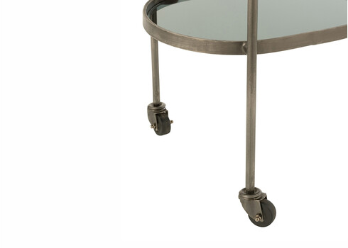 Serveerimiskäru TROLLEY hall, 74x42xH84 cm