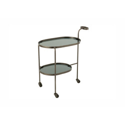 Serveerimiskäru TROLLEY hall, 74x42xH84 cm