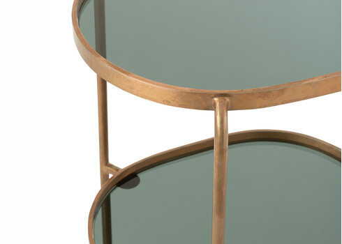 Serveerimiskäru TROLLEY pronks, 74x42xH84 cm