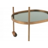 Serveerimiskäru TROLLEY pronks, 74x42xH84 cm