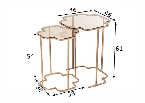 Abilaudade komplekt COBRE vask, 2 tk