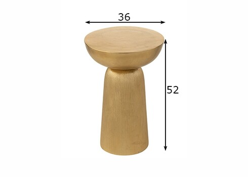 Abilaud APPOINT kuldne, 36x36xH52 cm