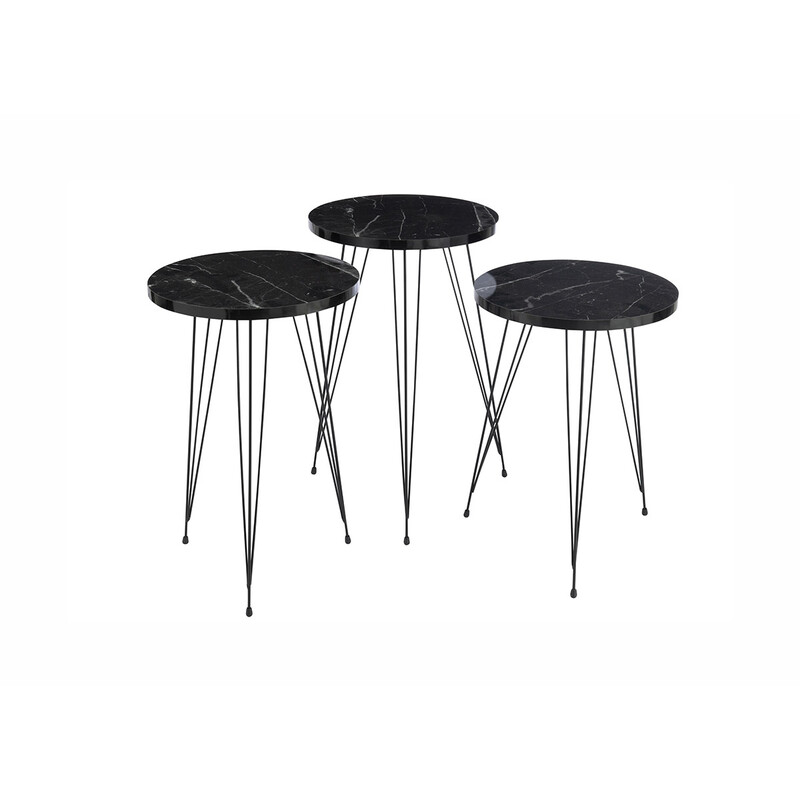 Abilaudade komplekt PINS must, 3 tk