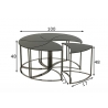 Abilaudade komplekt TORNADO must, 6 tk