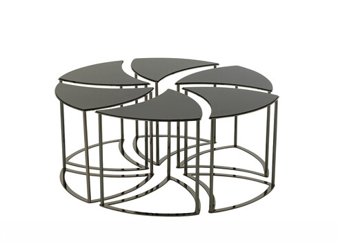 Abilaudade komplekt TORNADO must, 6 tk