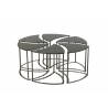 Abilaudade komplekt TORNADO must, 6 tk