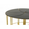 Abilaudade komplekt TORNADO must / kuldne, 6 tk
