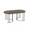 Abilaudade komplekt TRIO pruun, 3 tk