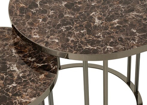 Abilaudade komplekt TRIO pruun, 3 tk