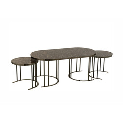 Abilaudade komplekt TRIO pruun, 3 tk