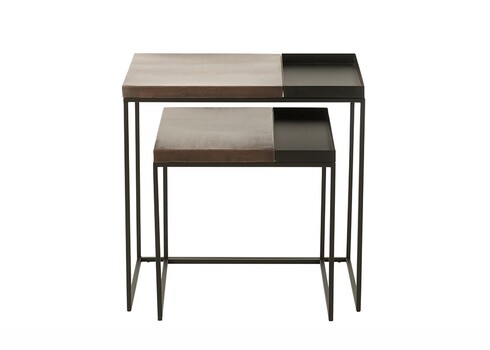 Abilaudade komplekt BRONZE pronks / must, 2 tk