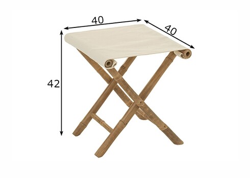 Järi TIKI helepruun / beež, 40x40xH42 cm