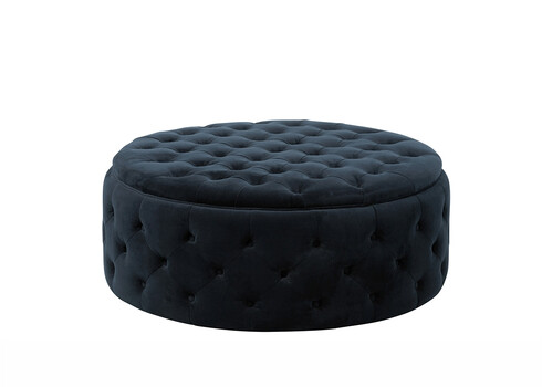 Tumba BUTTONS antratsiit, 100x100xH40 cm