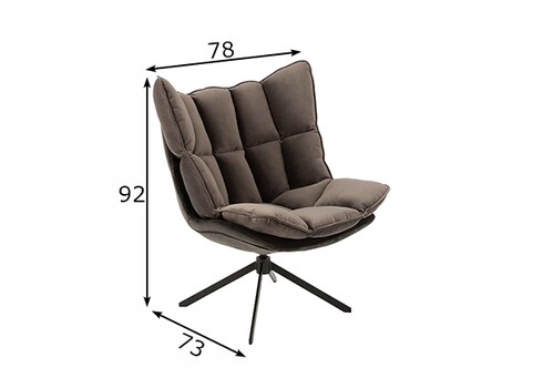 Tugitool RELAX hall, 78x73xH92 cm