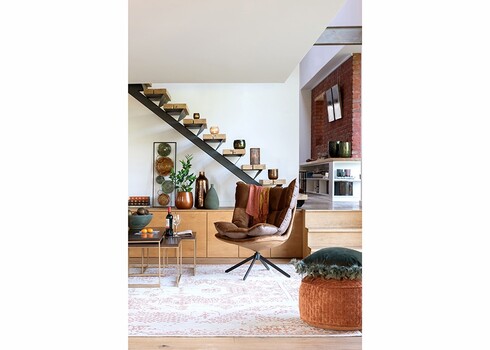 Tugitool RELAX pruun, 78x73xH92 cm