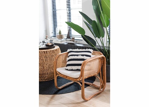 Tumba HYACINTH naturaalne, 41x41xH42 cm