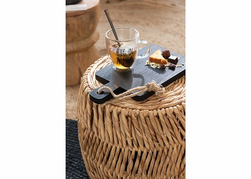 Tumba HYACINTH naturaalne, 41x41xH42 cm