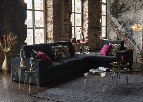 Tumba NOIR must, 113x100xH60 cm