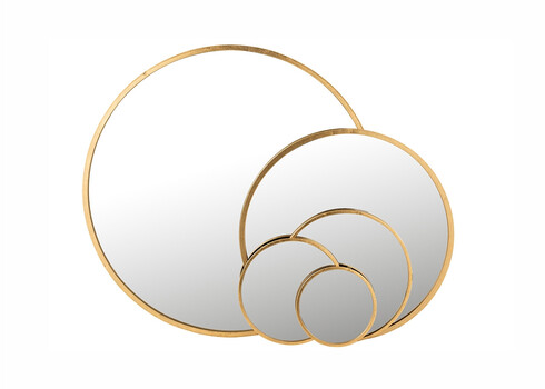 Peegel MONA kuldne, 110x2xH110 cm