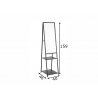 Peegel TRAYS must, 40x46xH159 cm