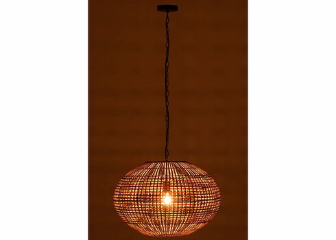 Rippvalgusti GERI pruun / must, 59x59xH148 cm, E27