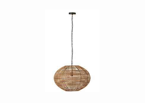 Rippvalgusti GERI pruun / must, 59x59xH148 cm, E27