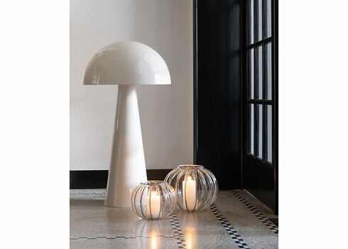 Põrandavalgusti MUSHROOM valge, 51x51xH95 cm, E27