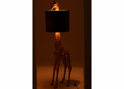 Põrandavalgusti GIRAFFE kuldne / must, 53x34xH179 cm, E27