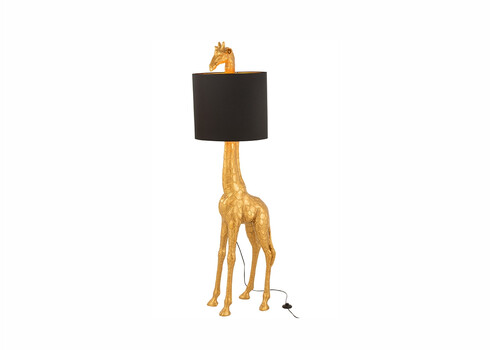Põrandavalgusti GIRAFFE kuldne / must, 53x34xH179 cm, E27