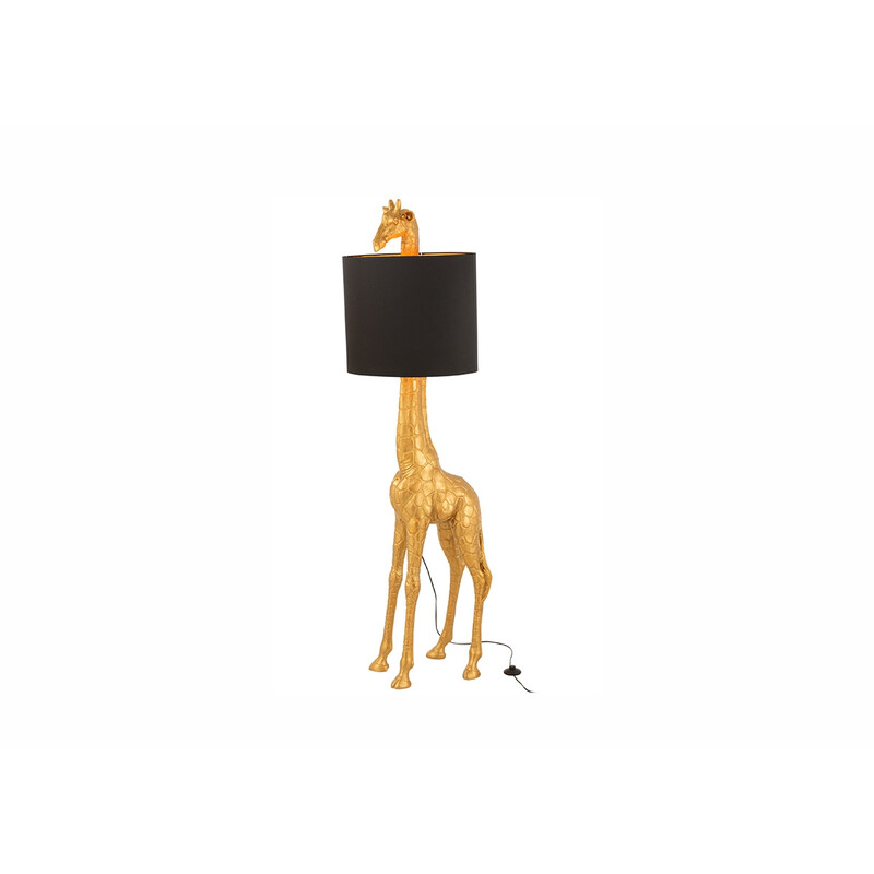 Põrandavalgusti GIRAFFE kuldne / must, 53x34xH179 cm, E27