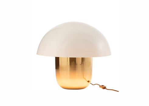 Lauavalgusti GOLDIE valge / kuldne, 49x49xH43 cm, E27