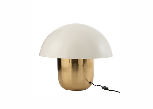 Lauavalgusti GOLDIE valge / kuldne, 49x49xH43 cm, E27