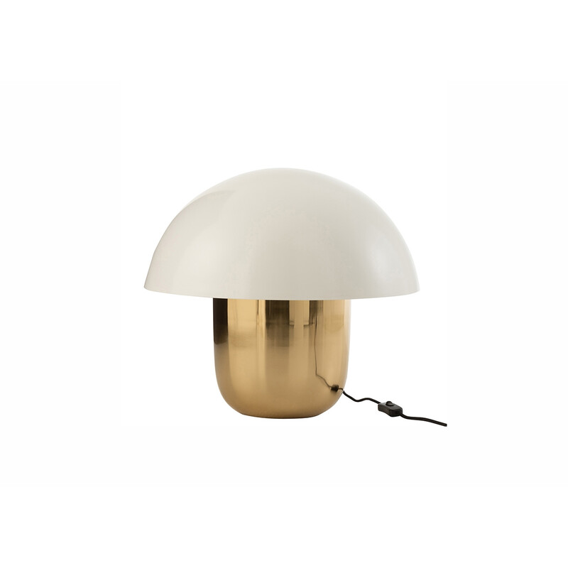 Lauavalgusti GOLDIE valge / kuldne, 49x49xH43 cm, E27