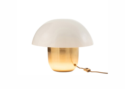 Lauavalgusti GOLDIE valge / kuldne, 40x40xH34 cm, E27