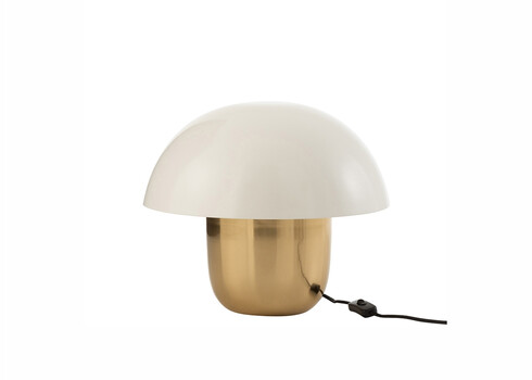 Lauavalgusti GOLDIE valge / kuldne, 40x40xH34 cm, E27