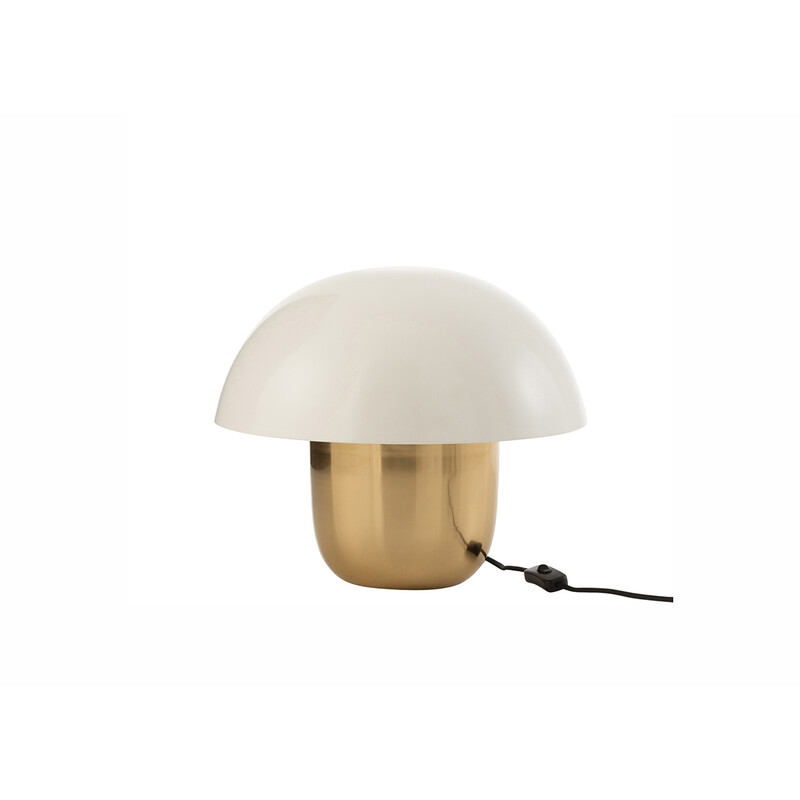 Lauavalgusti GOLDIE valge / kuldne, 40x40xH34 cm, E27