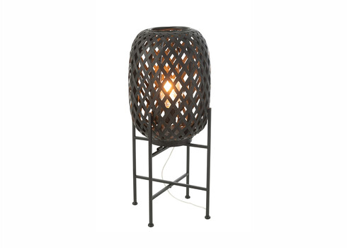 Lauavalgusti YARTA must, 32x32xH70 cm, E27