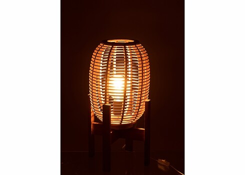 Lauavalgusti BAMBOO pruun, 27x27xH54 cm, E27
