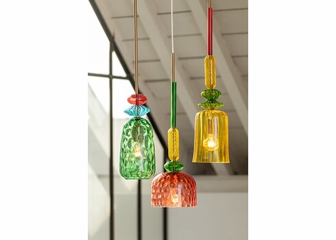 Rippvalgusti ZOE värviline, 16x16xH160 cm, E27