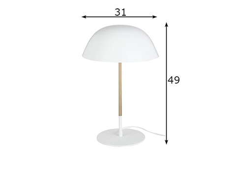 Lauavalgusti TILT valge, 31x31xH49 cm, E27