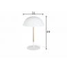 Lauavalgusti TILT valge, 31x31xH49 cm, E27