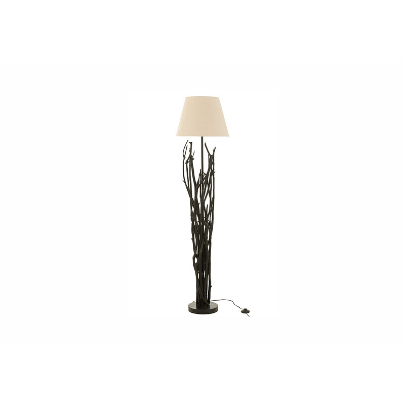 Põrandavalgusti BRANCHES must / beež, 26x26xH170 cm, E27