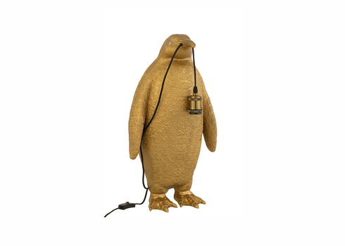 Põrandavalgusti PENGUIN kuldne, 33x31xH59 cm