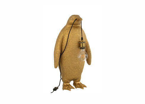 Põrandavalgusti PENGUIN kuldne, 33x31xH59 cm
